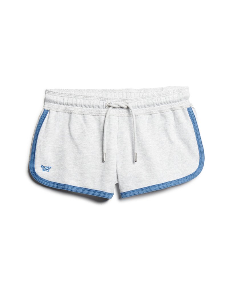 spodenki sportowe athletic essentials logo racer w kolorze glacier grey marl