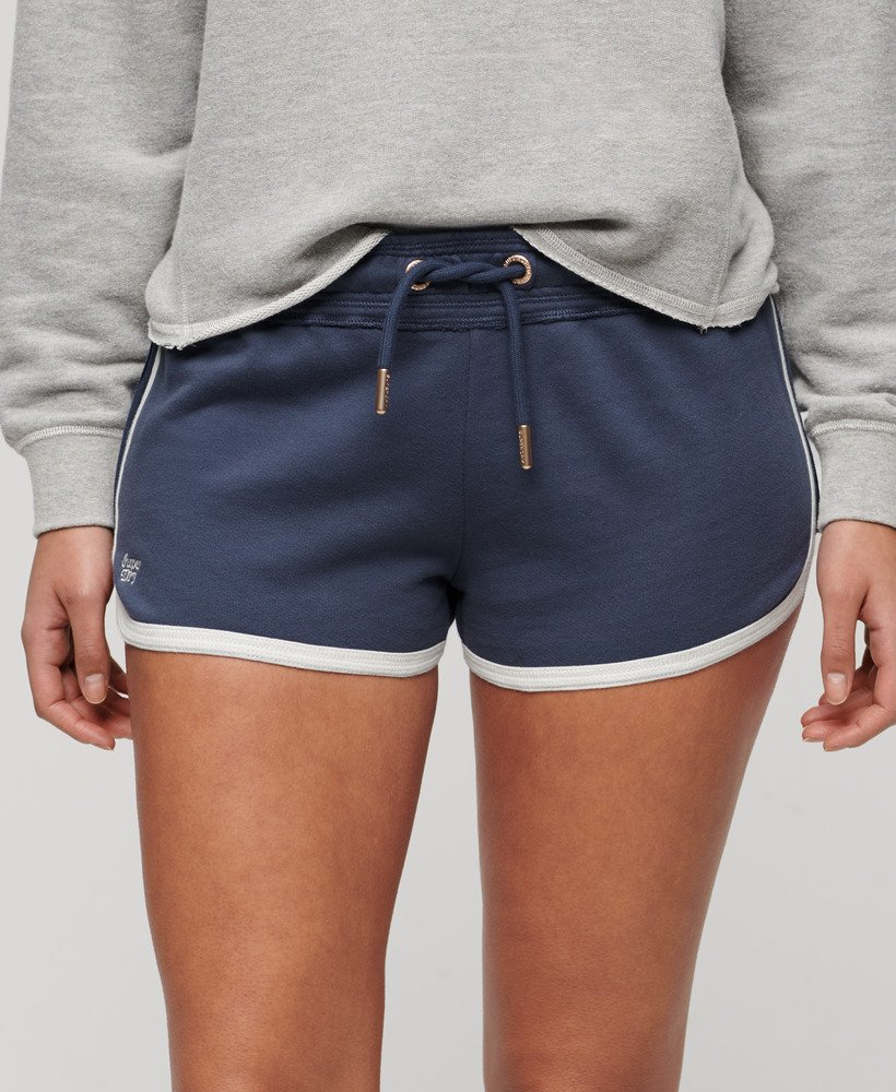 spodenki sportowe athletic essentials logo racer w kolorze mariner navy