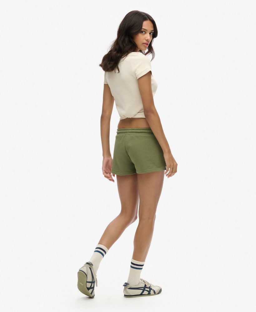 szorty essential logo w kolorze oliwkowym khaki