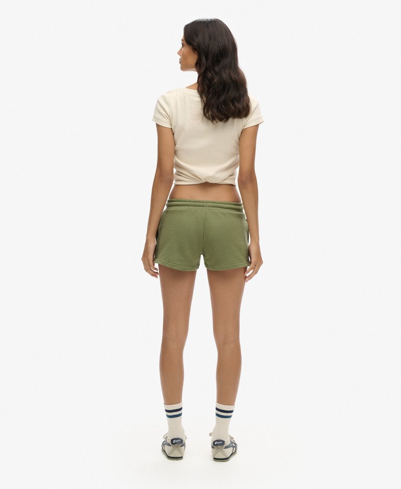 szorty essential logo w kolorze oliwkowym khaki