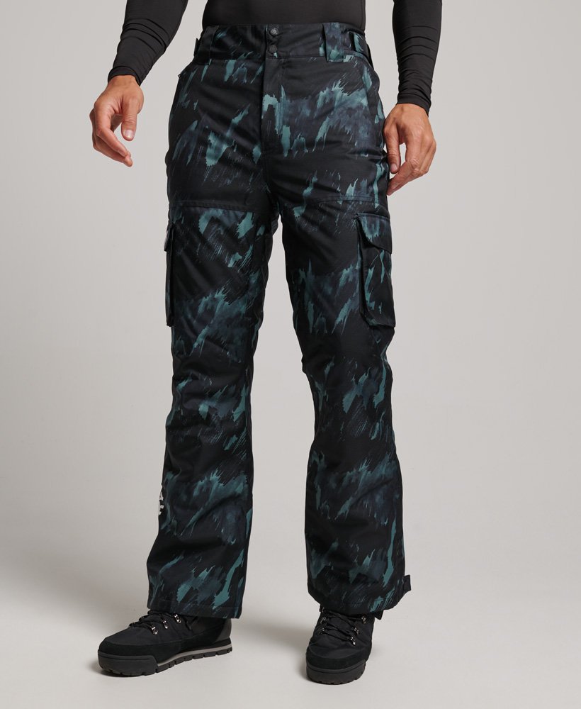 spodnie narciarskie ratownicze w kolorze brush camo dark large