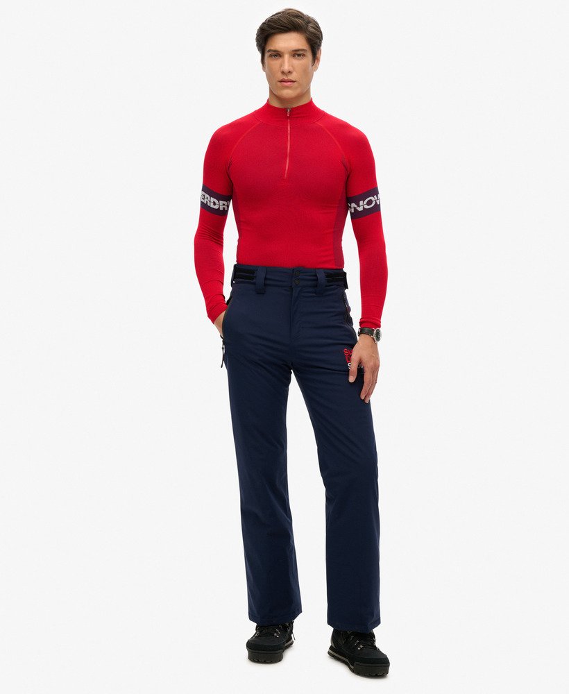 spodnie narciarskie slim w kolorze rich navy