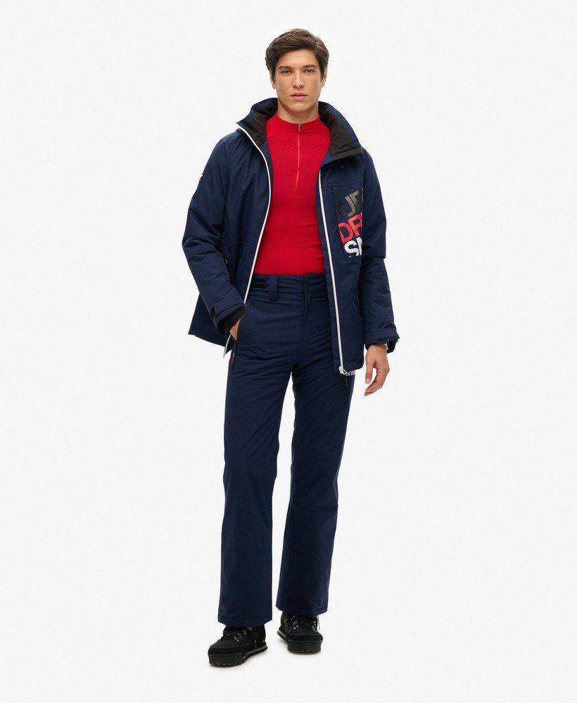 spodnie narciarskie slim w kolorze rich navy