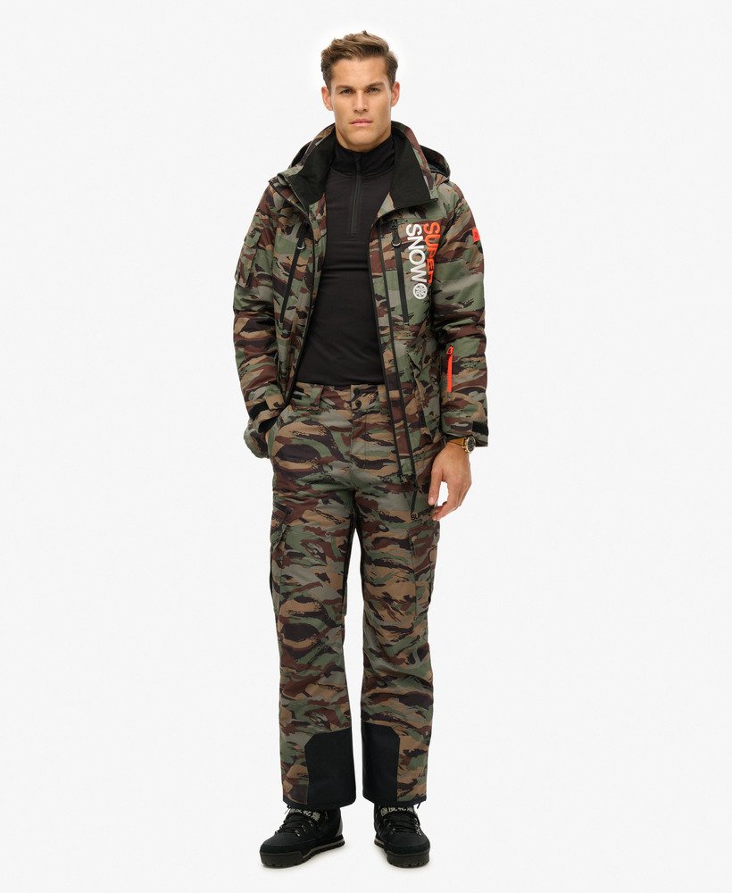 kurtka narciarska ultimate rescue w kolorze woodland green camo