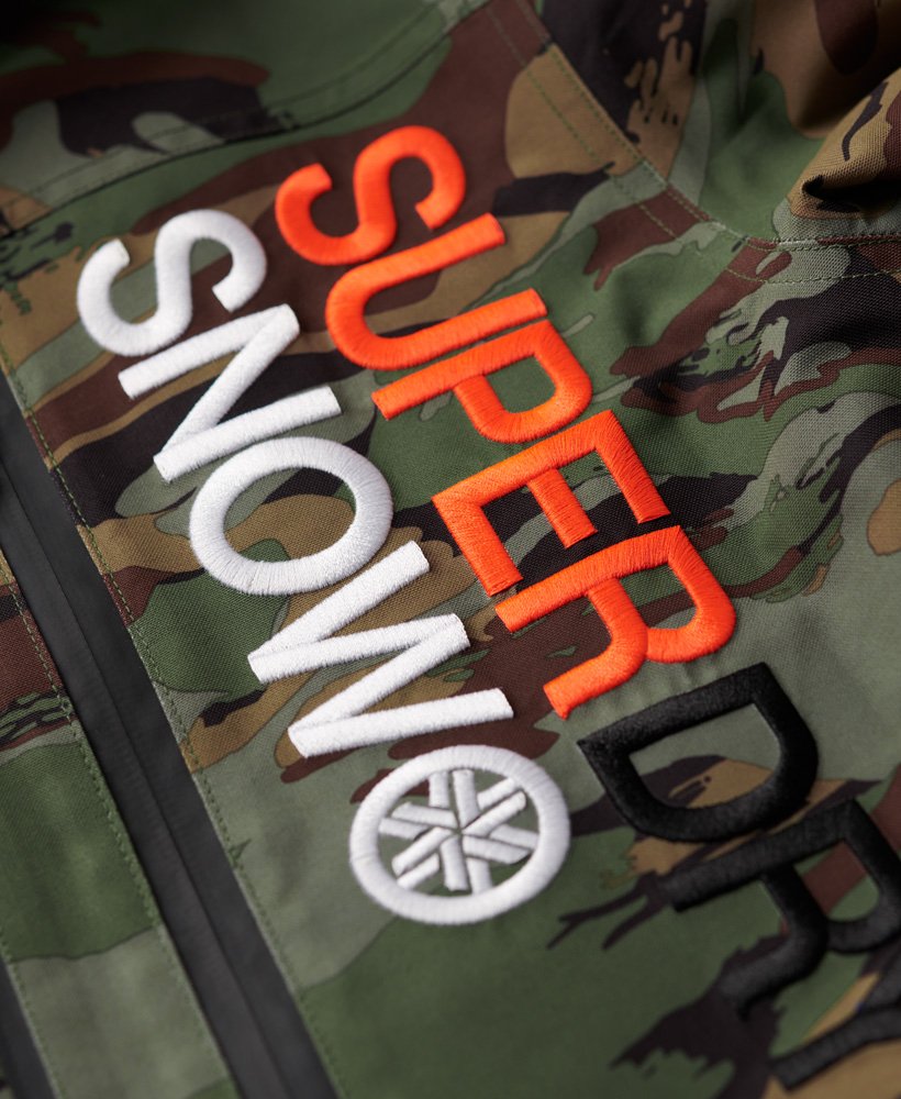 kurtka narciarska ultimate rescue w kolorze woodland green camo