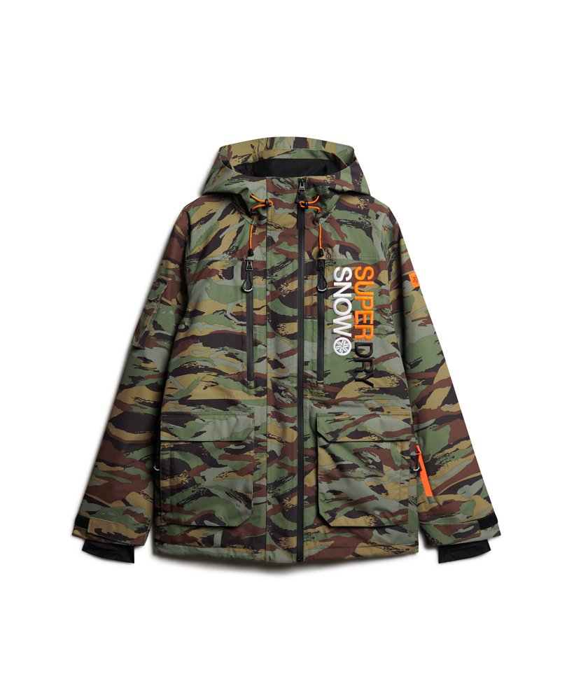 kurtka narciarska ultimate rescue w kolorze woodland green camo
