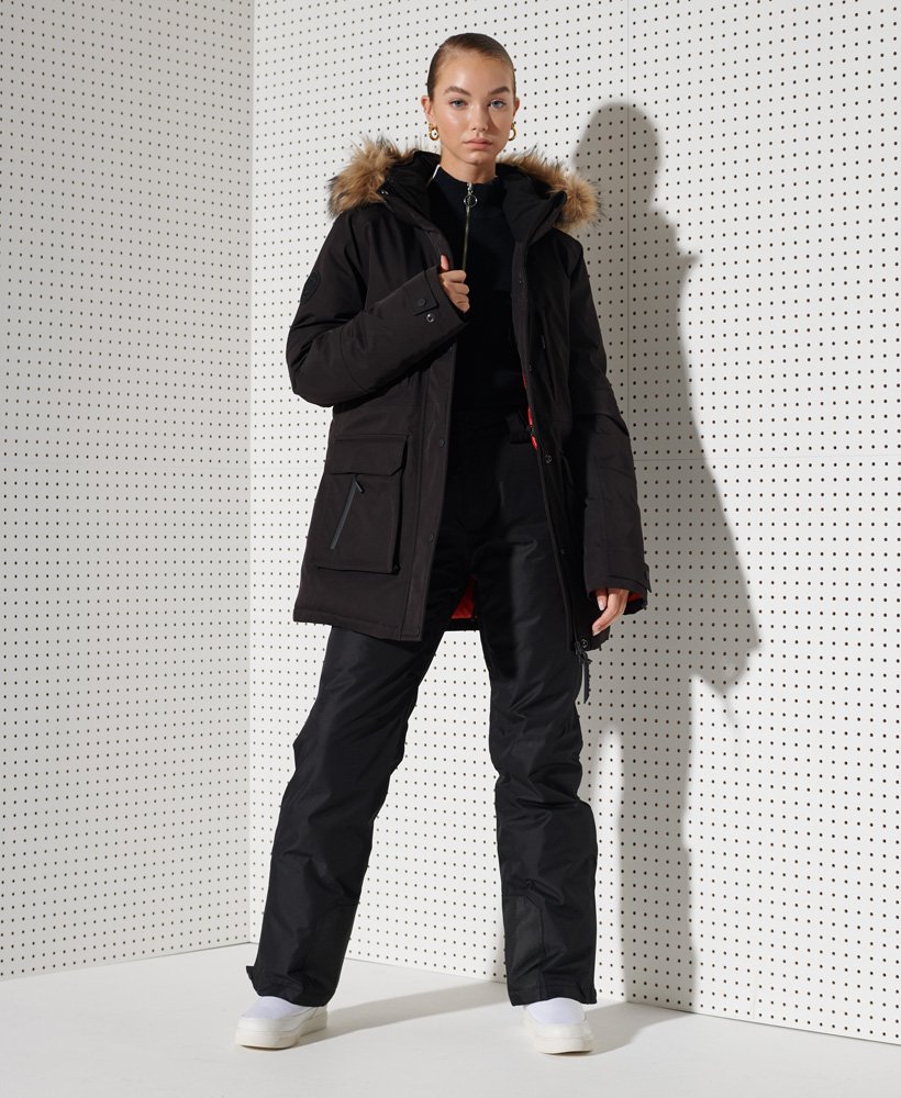 kurtka everest down snow parka w kolorze czarnym