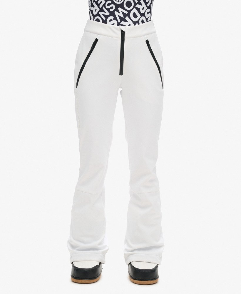 spodnie narciarskie typu softshell slim w kolorze optic