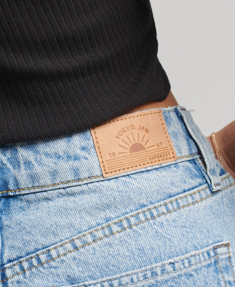 spódnica mini z jeansu florence light vintage