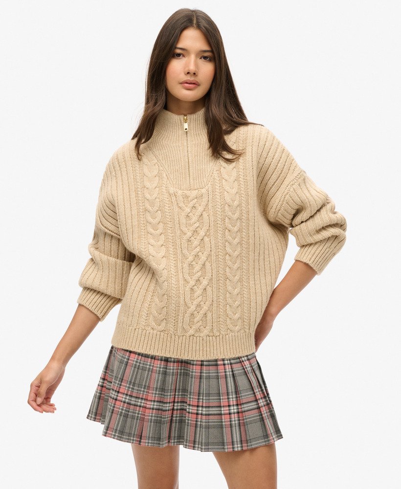 spódnica mini w stylu vintage plisowana w różową kratkę