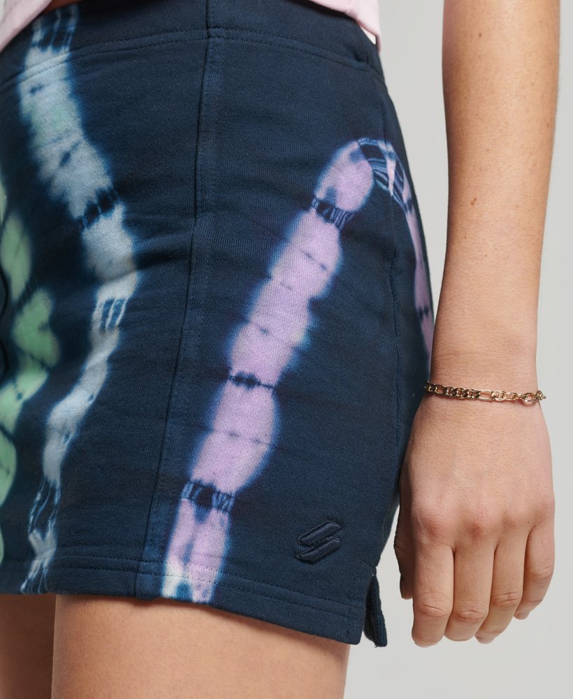 spódnica essential tie dye w kolorze granatowymlimonkowymfioletowym
