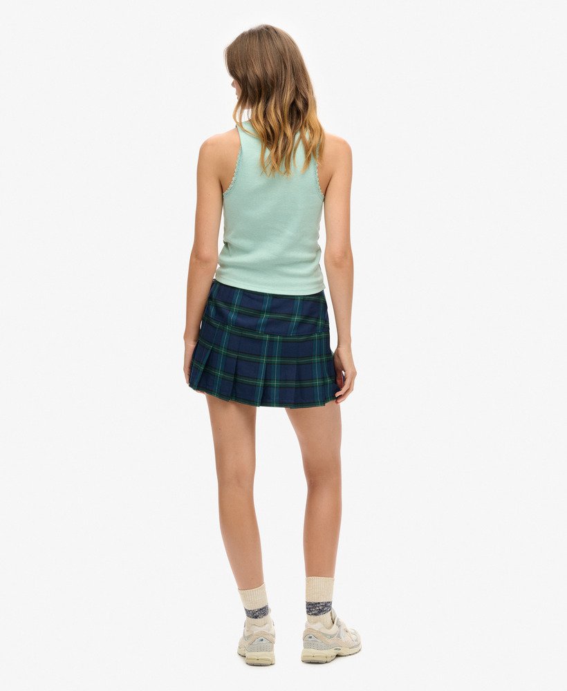 spódnica mini w kratkę stanton