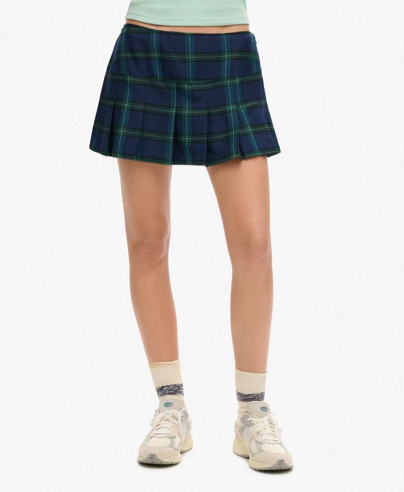spódnica mini w kratkę stanton