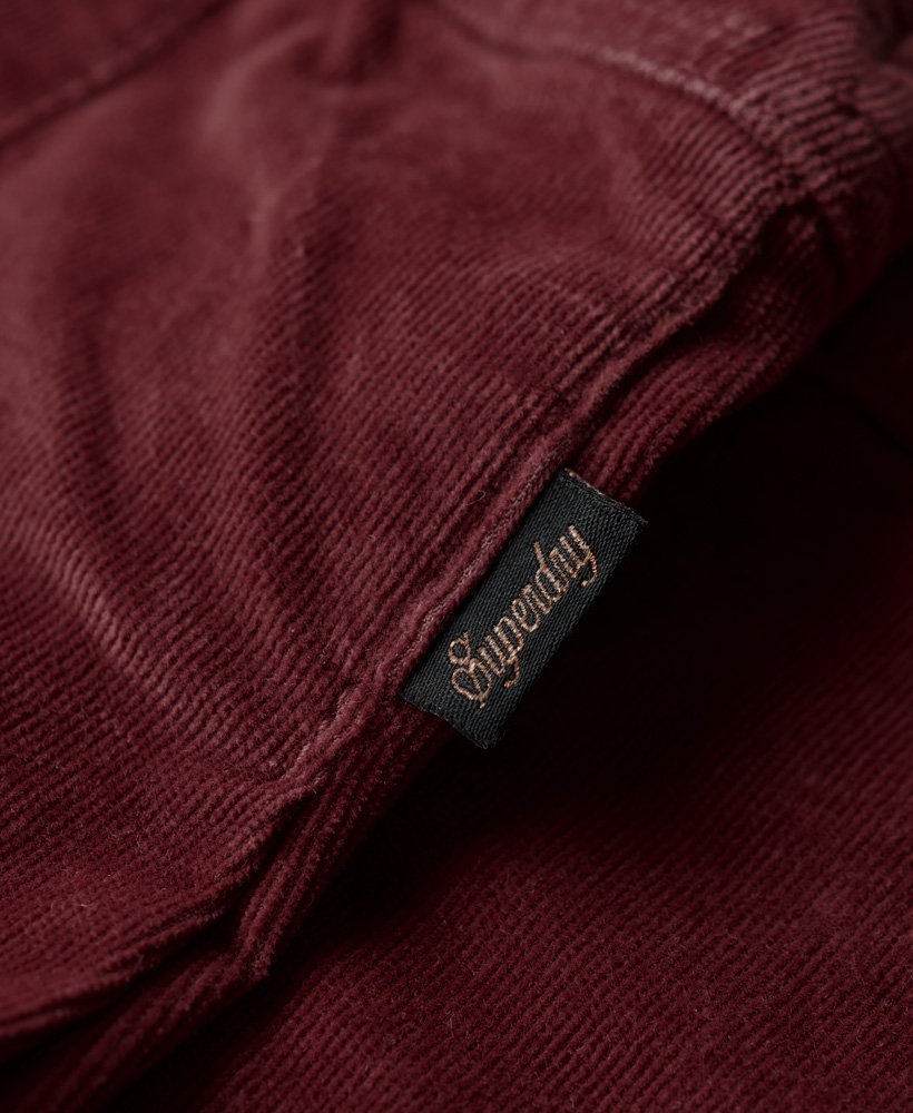 spódnica mini z plisą w stylu vintage w kolorze merlot