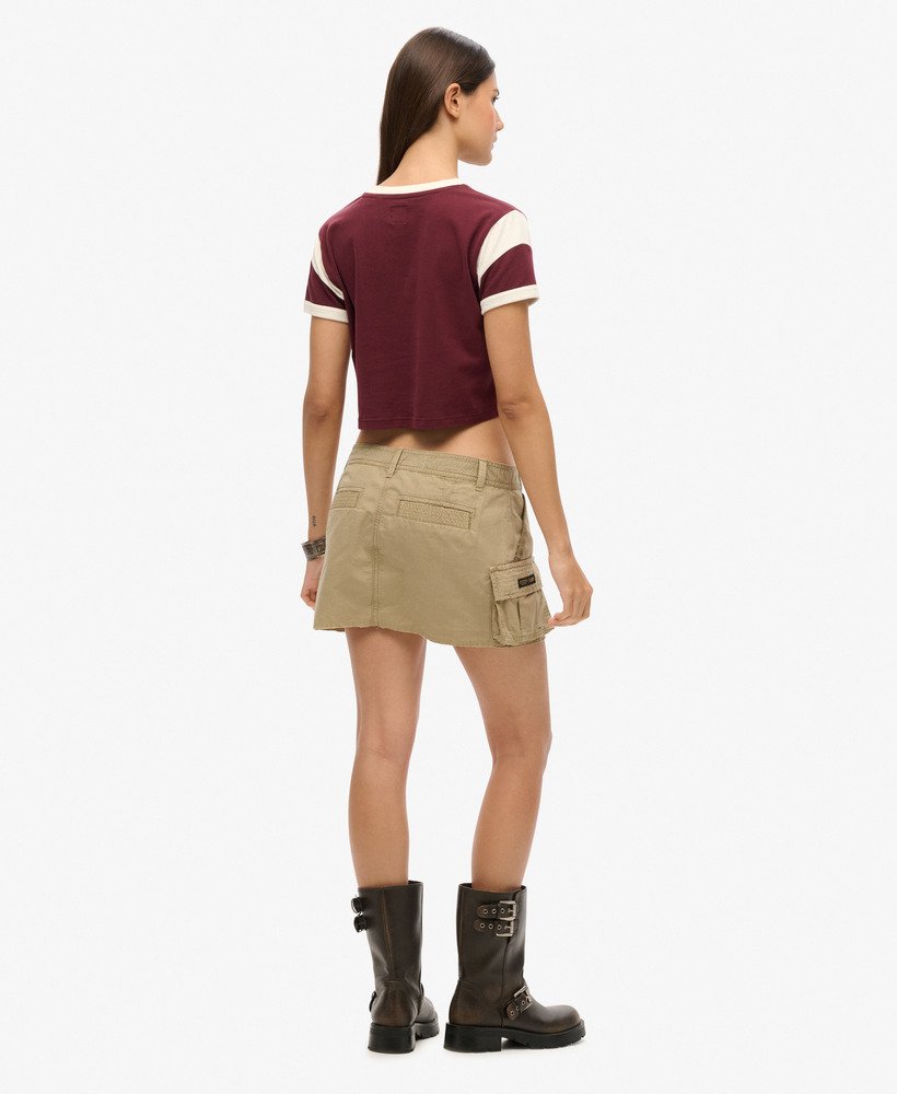 spódnica spadochronowa utility w kolorze stone wash taupe brown
