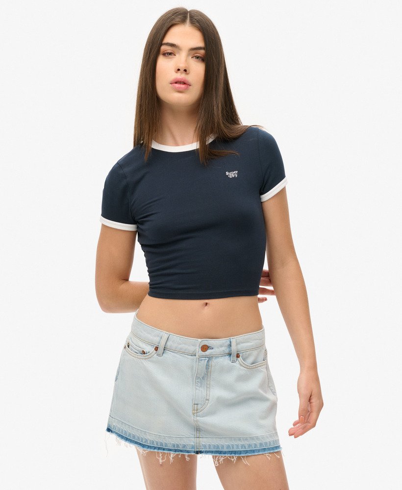 spódnica mini z jeansu w kolorze phoenix pale blue
