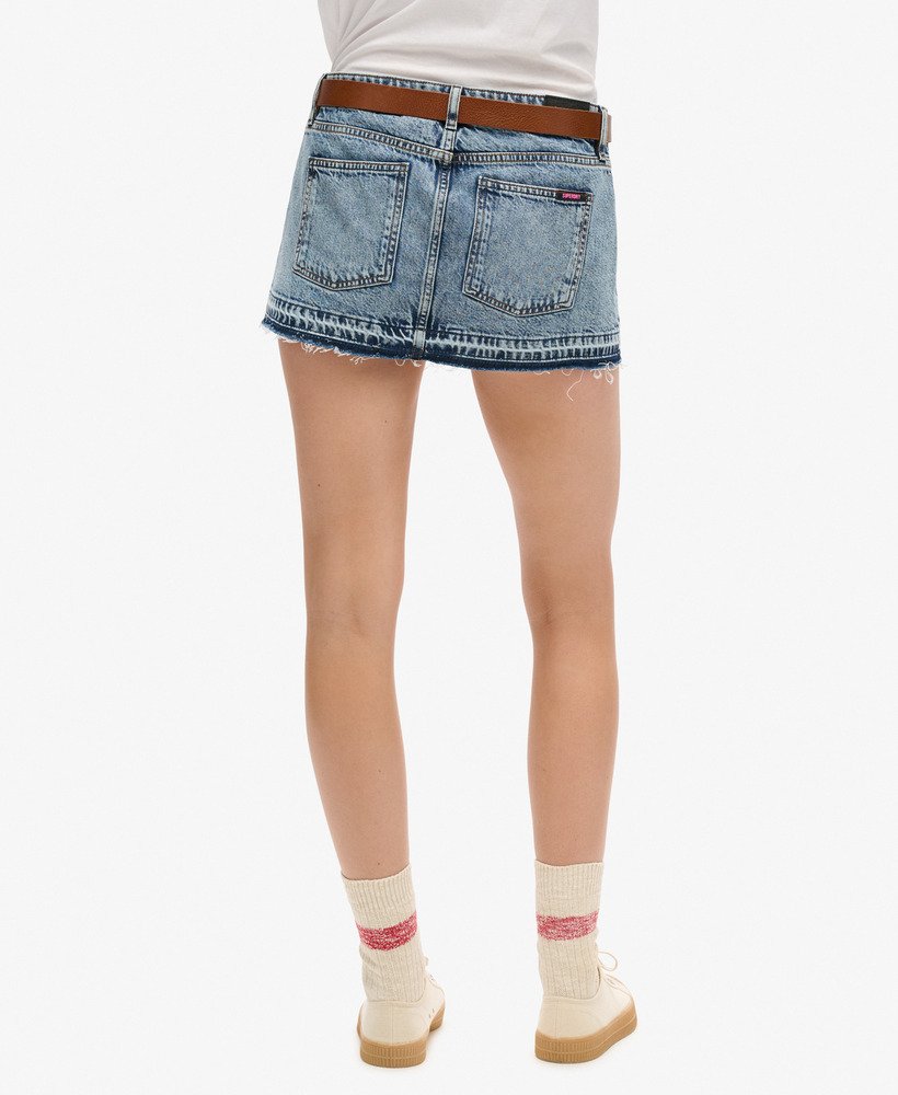 mini spódniczka z jeansu w stylu vintage na wiosnę i na zamówienie