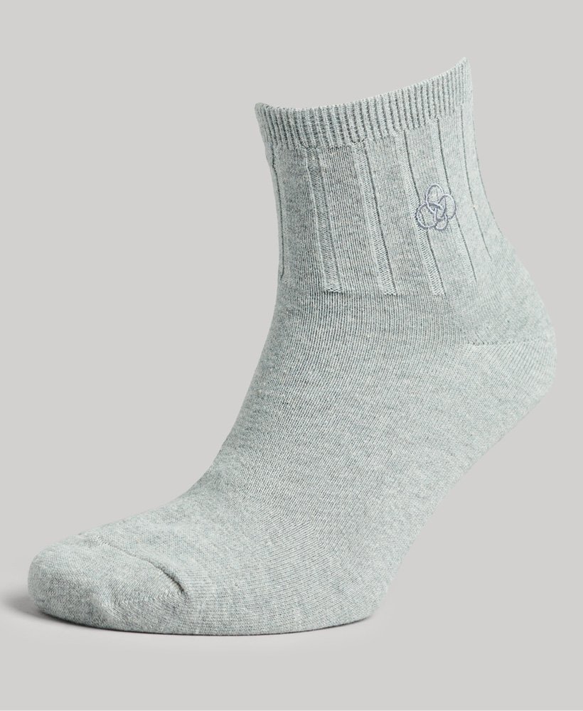zestaw skarpetek do kostki unisex z bawełny organicznej w kolorze czarnymszarym melanżowymoptycznym