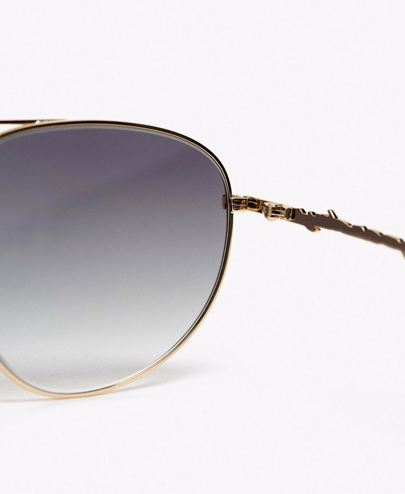 Okulary przeciwsłoneczne typu Aviator z soczewkami gradientowymi