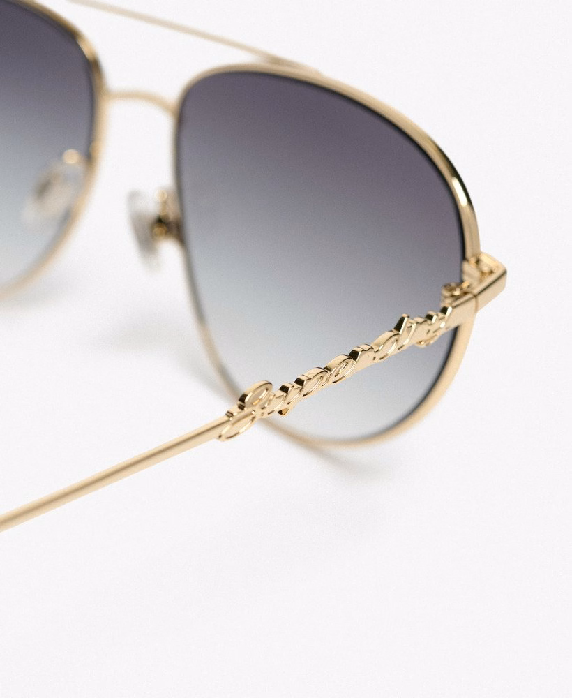 Okulary przeciwsłoneczne typu Aviator z soczewkami gradientowymi