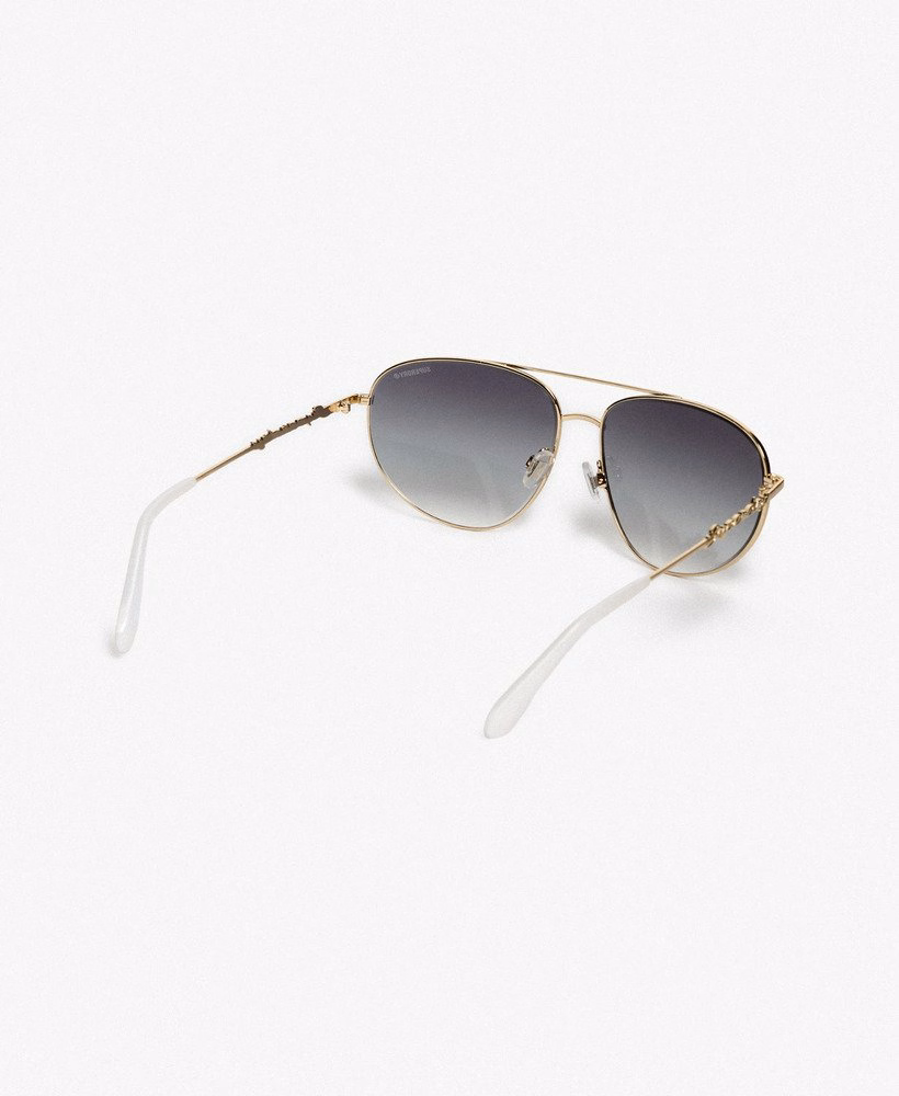 Okulary przeciwsłoneczne typu Aviator z soczewkami gradientowymi