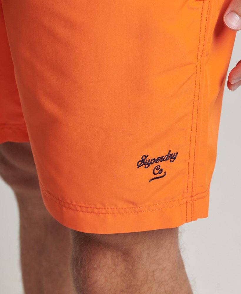 spodenki kąpielowe polo z recyklingu w kolorze denver orange