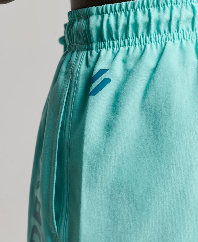 spodenki kąpielowe core sport 17 cali z recyklingu w kolorze pool blue