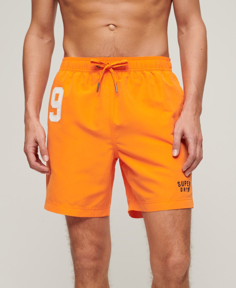 spodenki kąpielowe polo 17 cali z recyklingu w kolorze pomarańczowym tiger