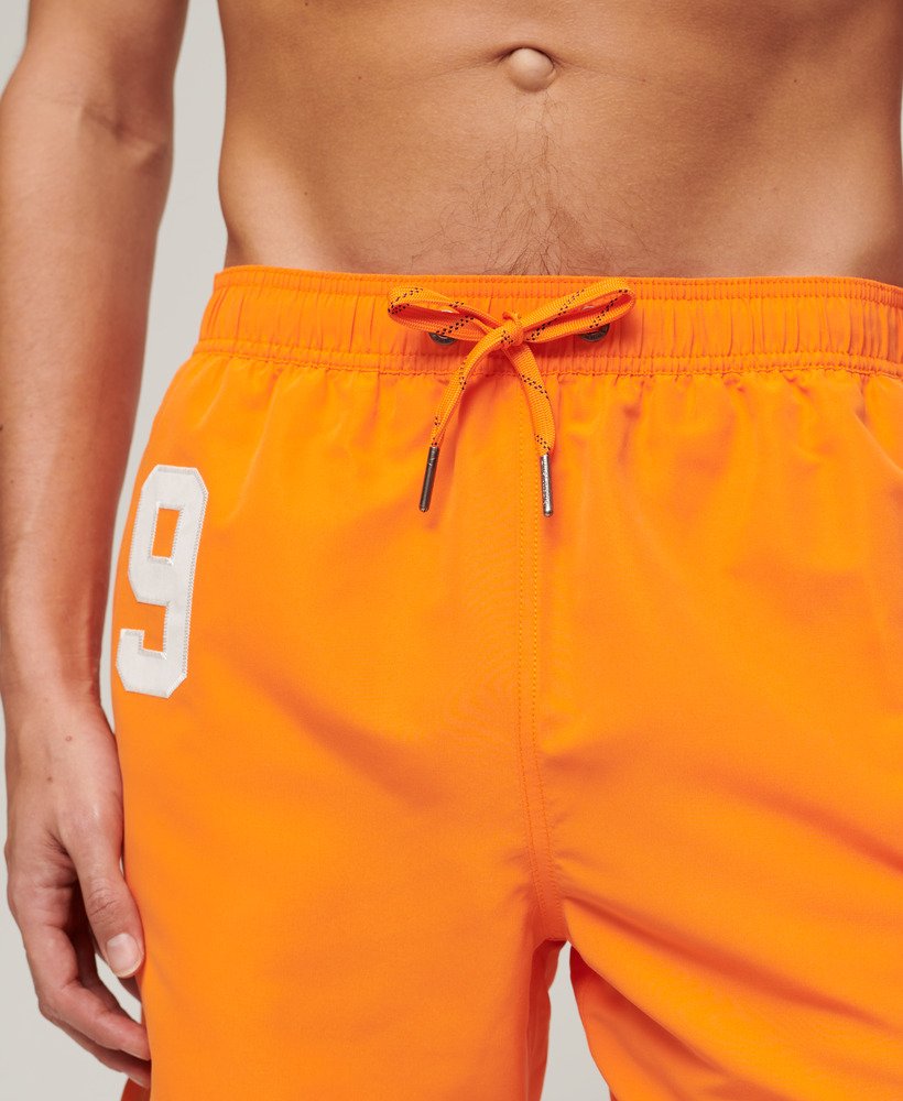 spodenki kąpielowe polo 17 cali z recyklingu w kolorze pomarańczowym tiger