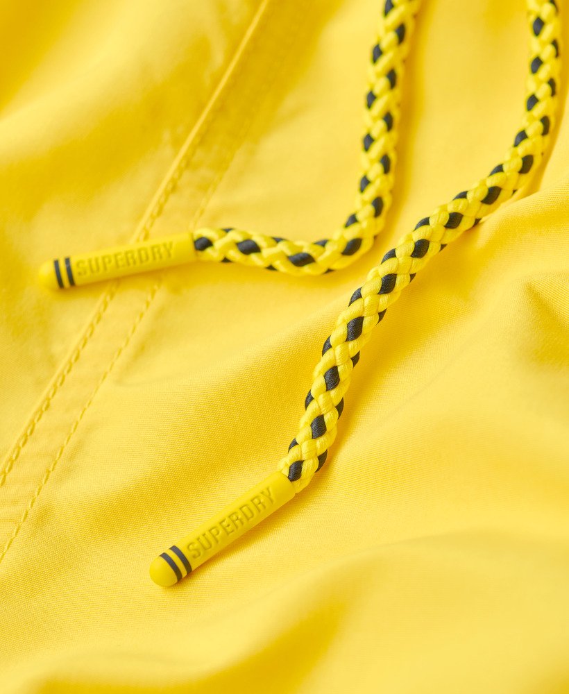 sportowe 17-calowe spodenki kąpielowe z recyklingu w kolorze cyber yellow