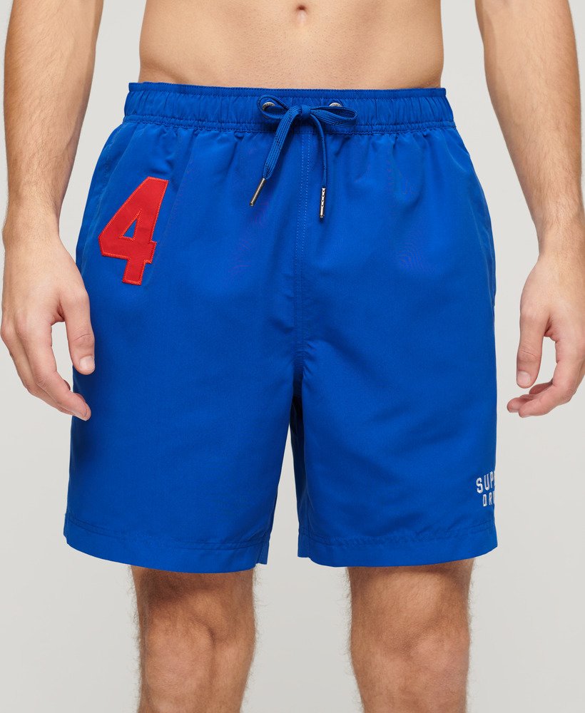spodenki kąpielowe polo 17 cali z recyklingu w kolorze voltage blue