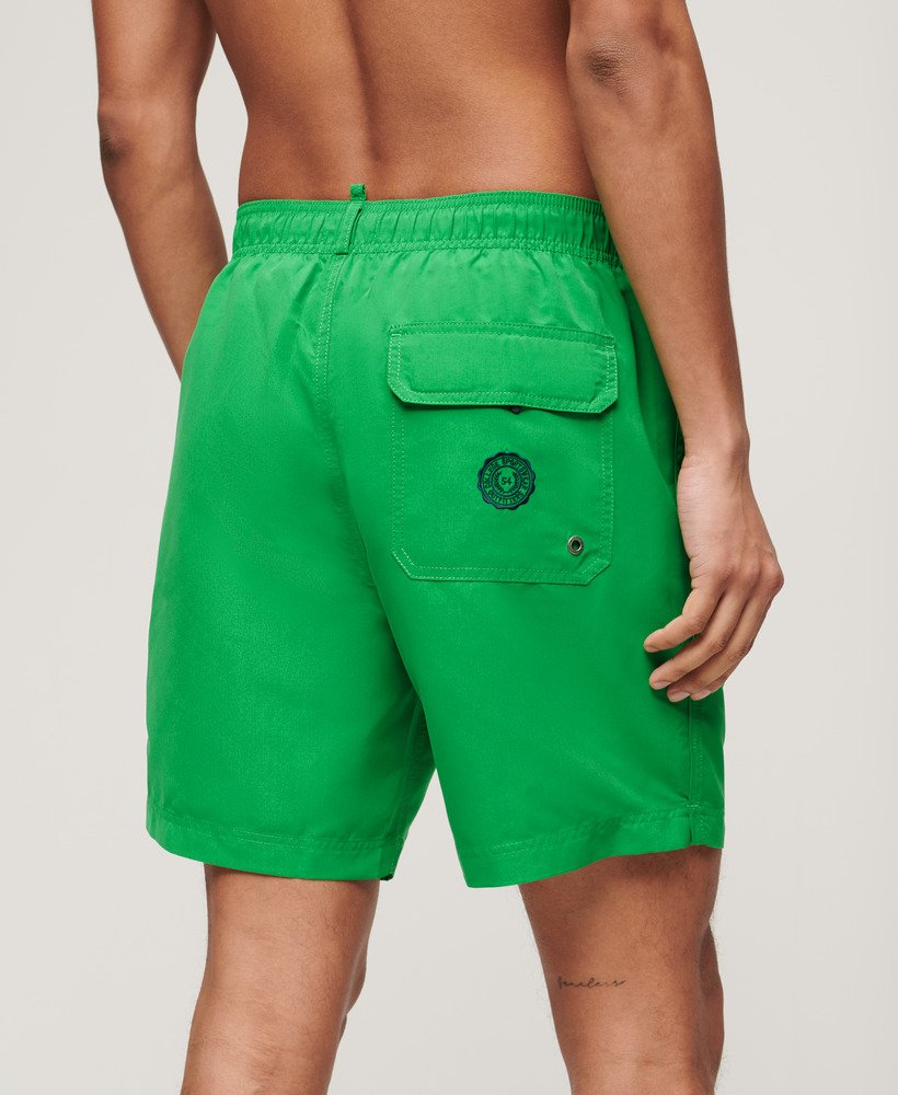 spodenki kąpielowe polo 17 cali z recyklingu w kolorze drop kick green