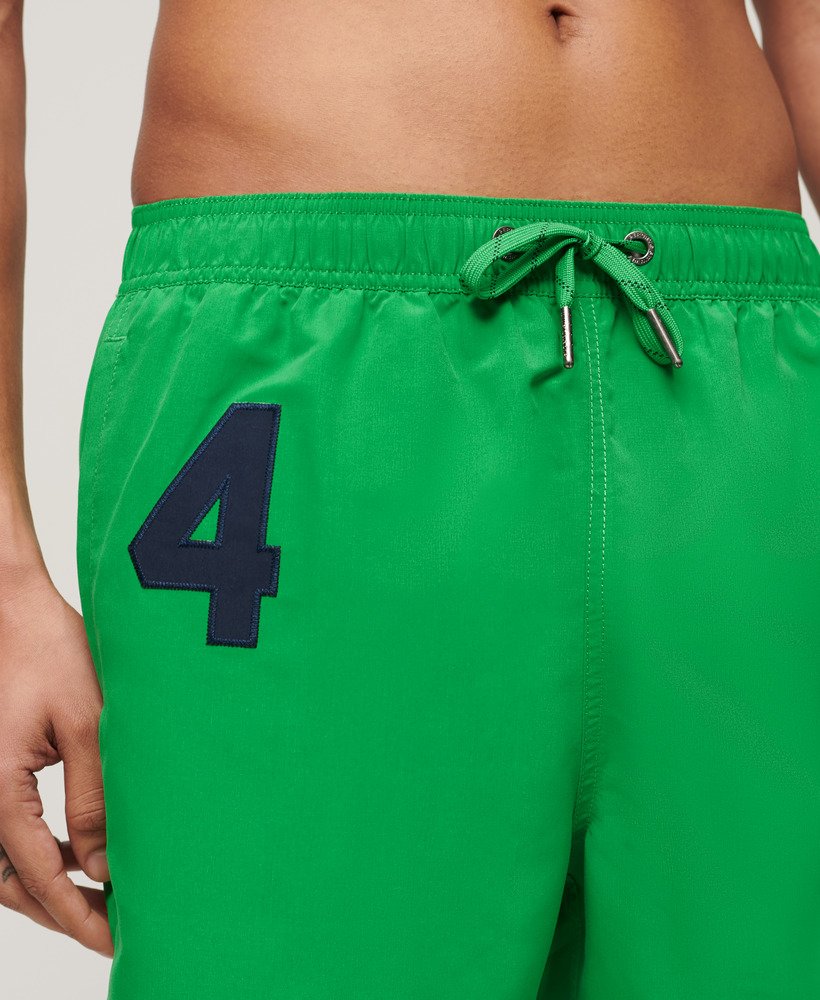 spodenki kąpielowe polo 17 cali z recyklingu w kolorze drop kick green