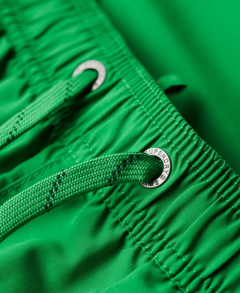spodenki kąpielowe polo 17 cali z recyklingu w kolorze drop kick green