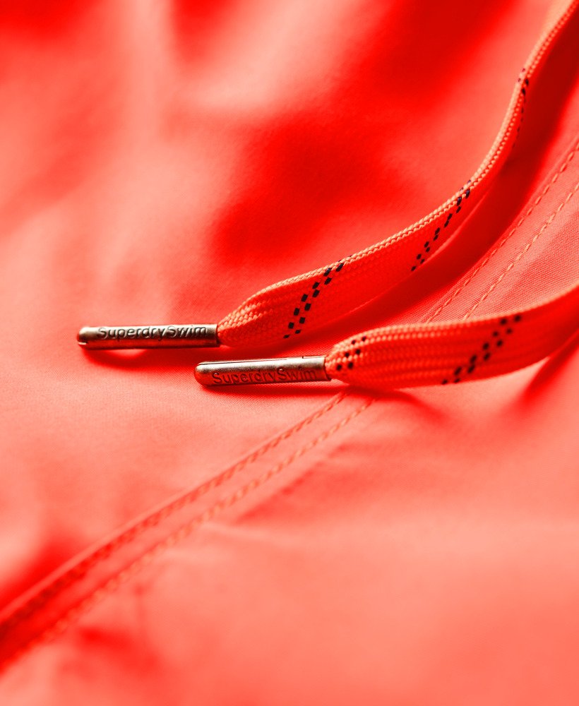 spodenki kąpielowe polo 17 cali z recyklingu w kolorze hot coral