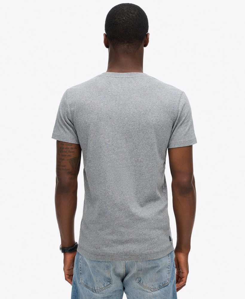 Klasyczny T-shirt z dekoltem w serek z bawełny organicznej