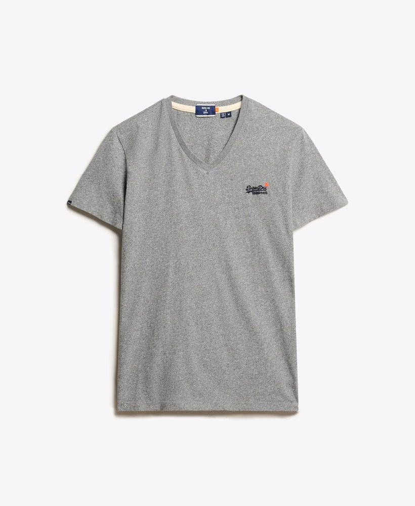 Klasyczny T-shirt z dekoltem w serek z bawełny organicznej