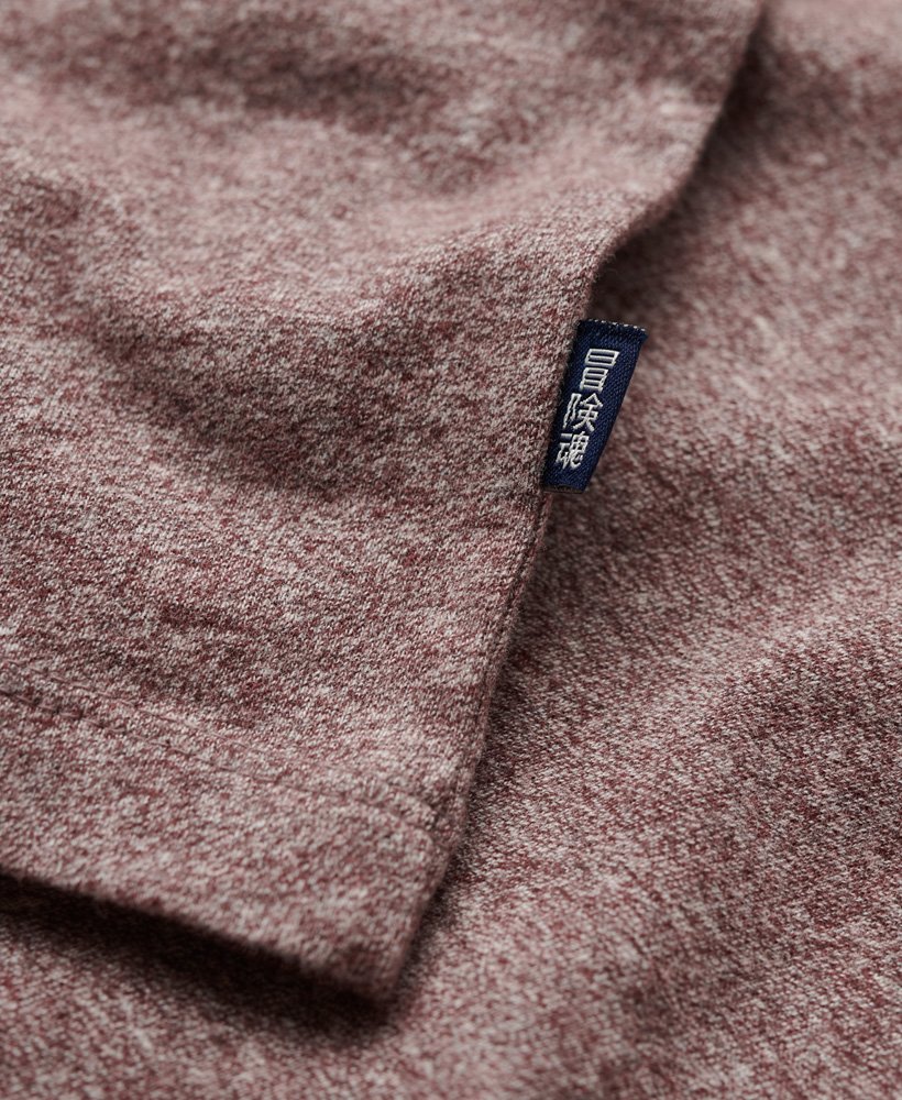 koszulka z organicznej bawełny essential z logo w kolorze tois burgundy grit