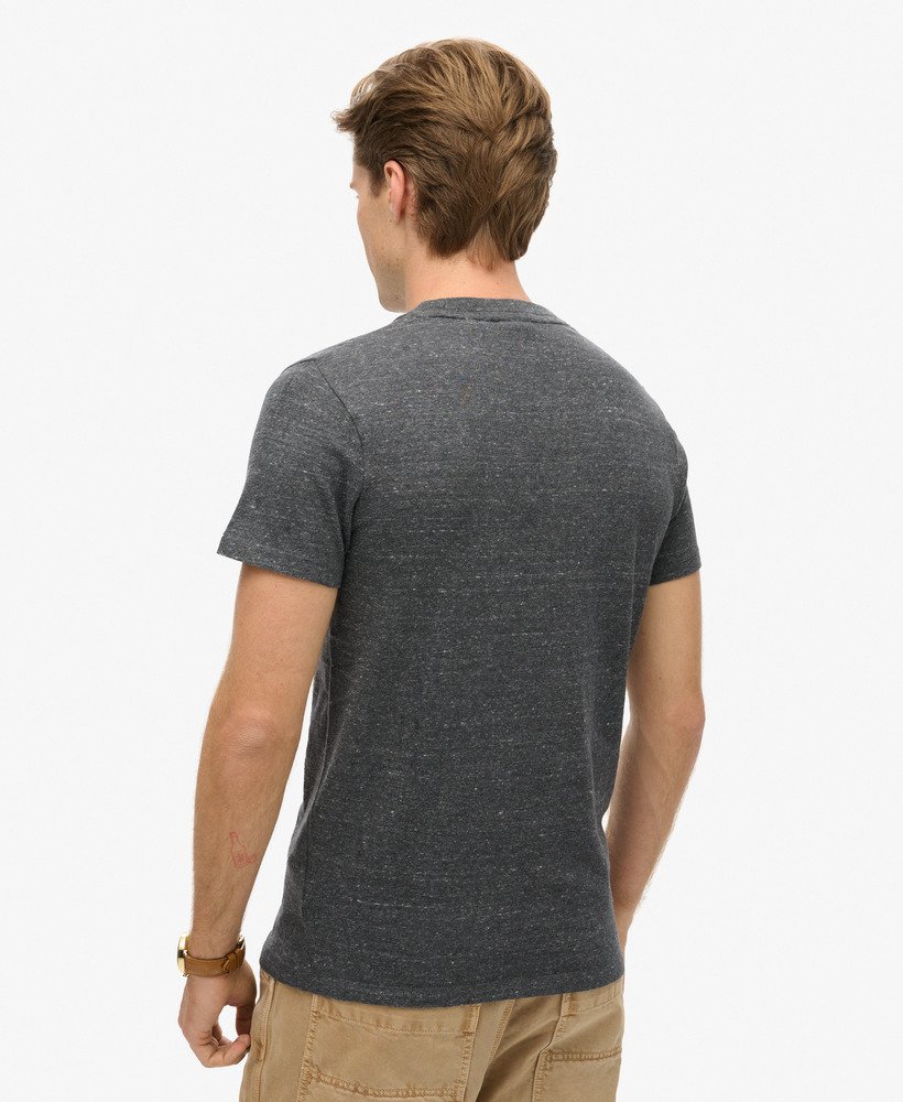 koszulka z organicznej bawełny essential z logo w kolorze charcoal heather