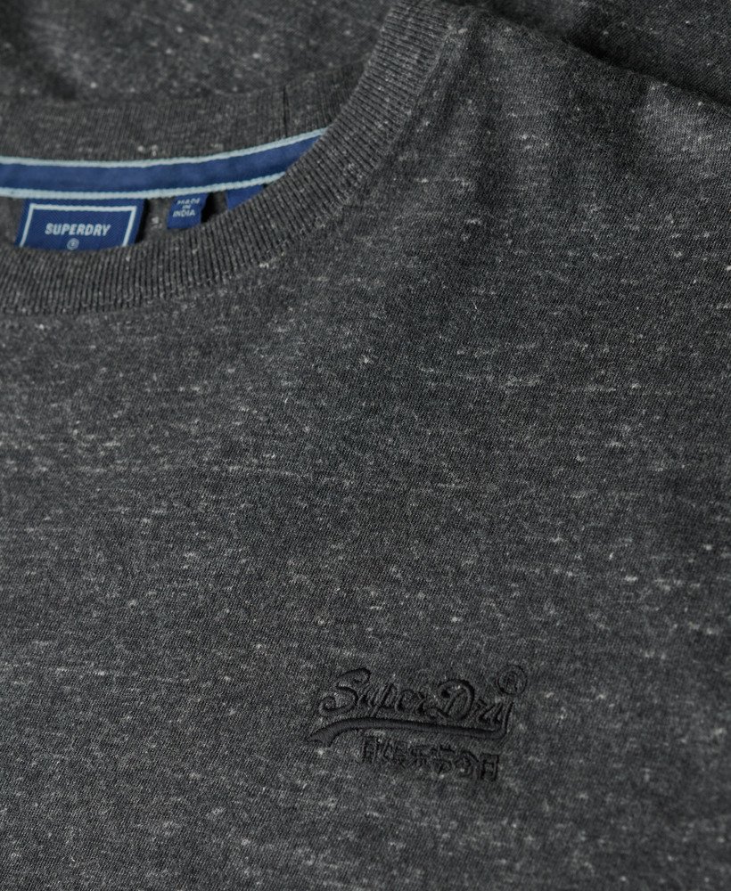 koszulka z organicznej bawełny essential z logo w kolorze charcoal heather