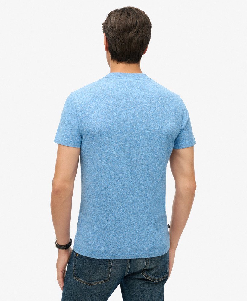 koszulka z organicznej bawełny essential z logo w kolorze fresh blue grit