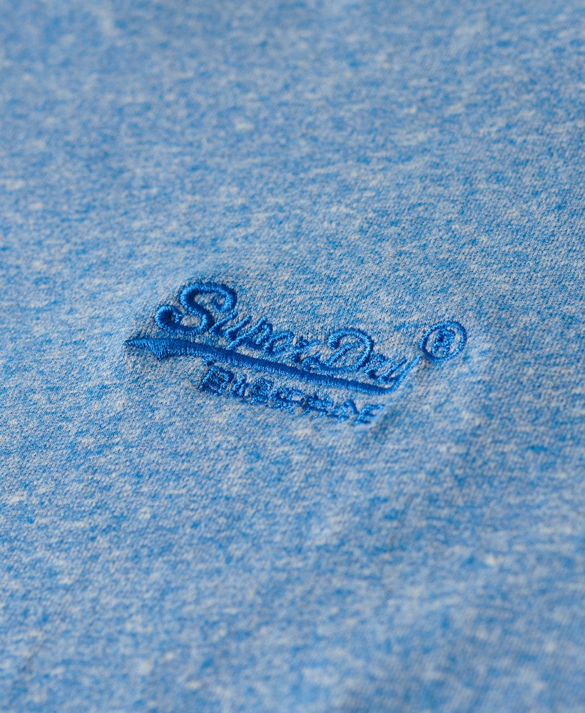 koszulka z organicznej bawełny essential z logo w kolorze fresh blue grit