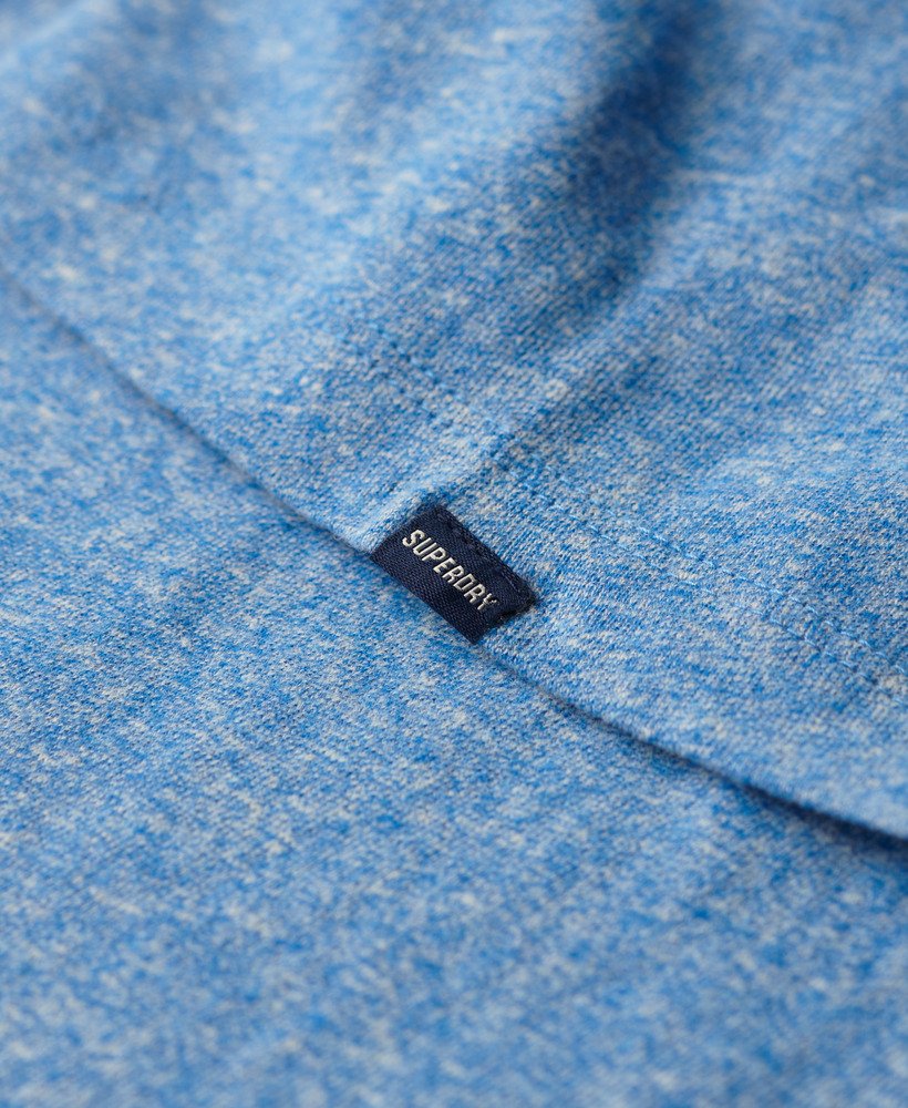 koszulka z organicznej bawełny essential z logo w kolorze fresh blue grit