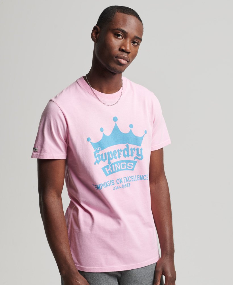 limitowana edycja klasycznego t-shirtu vintage 04 rework w kolorze imperial pink