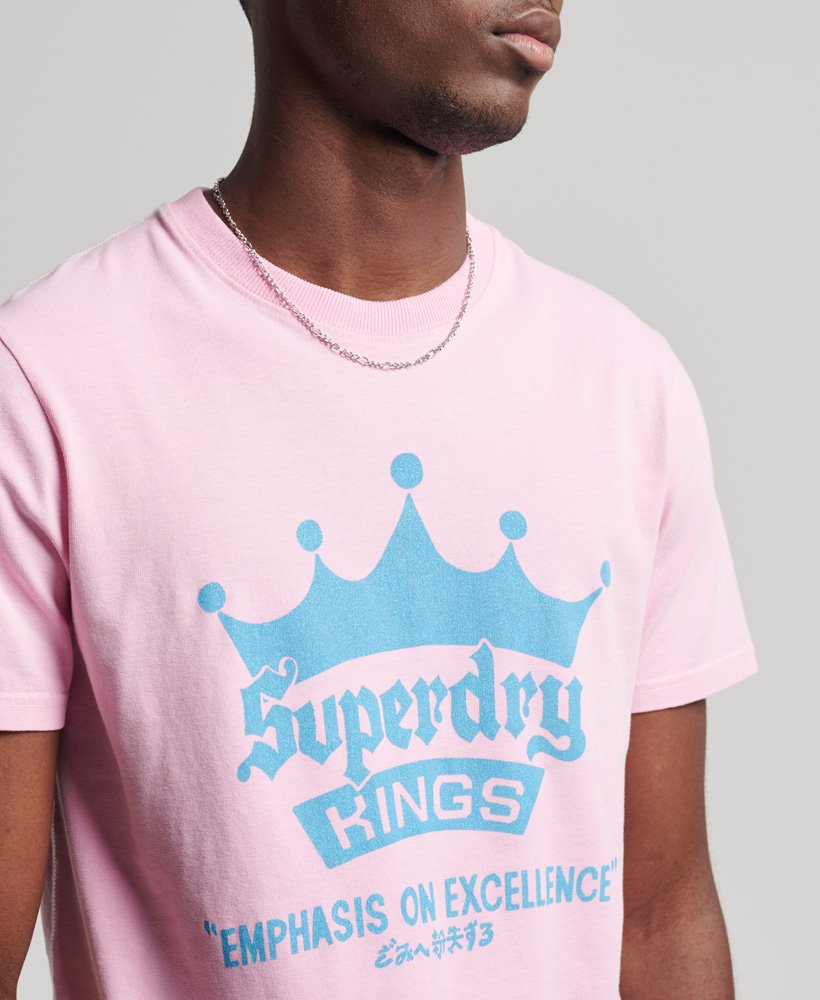 limitowana edycja klasycznego t-shirtu vintage 04 rework w kolorze imperial pink
