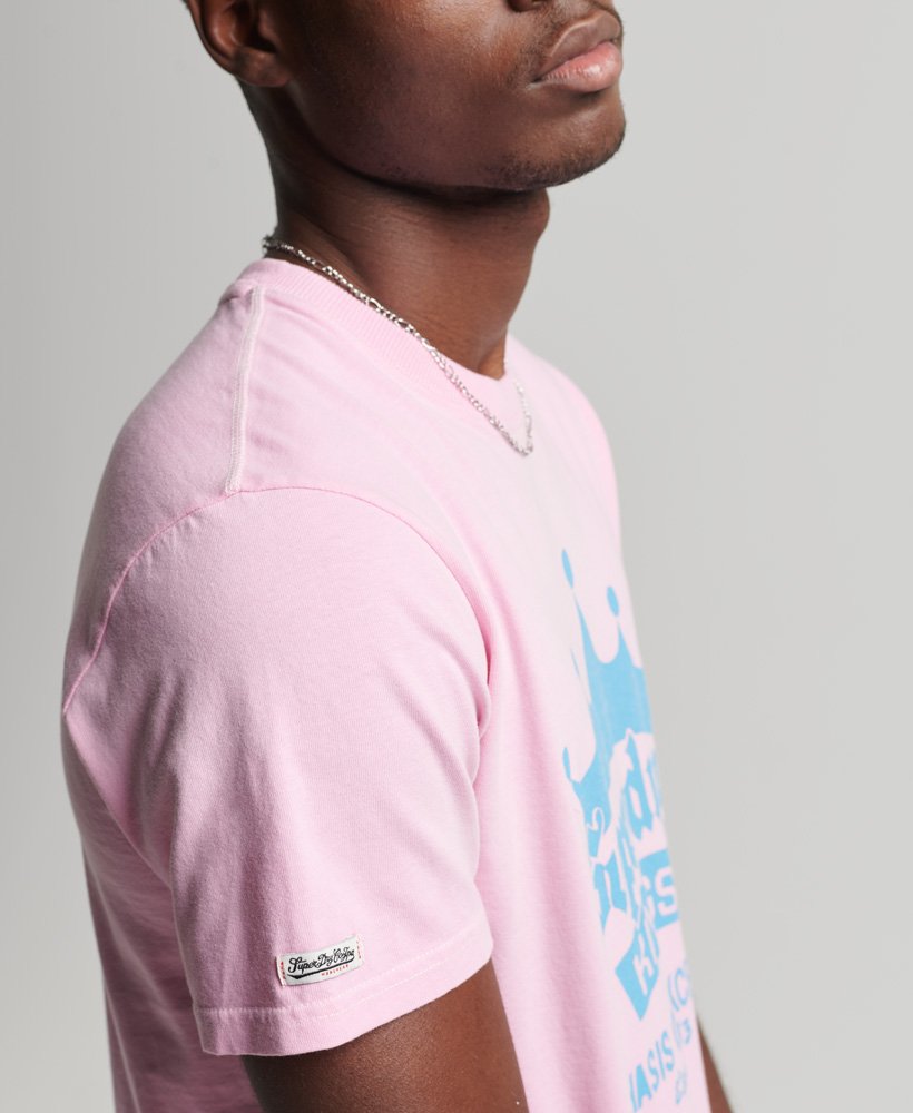 limitowana edycja klasycznego t-shirtu vintage 04 rework w kolorze imperial pink