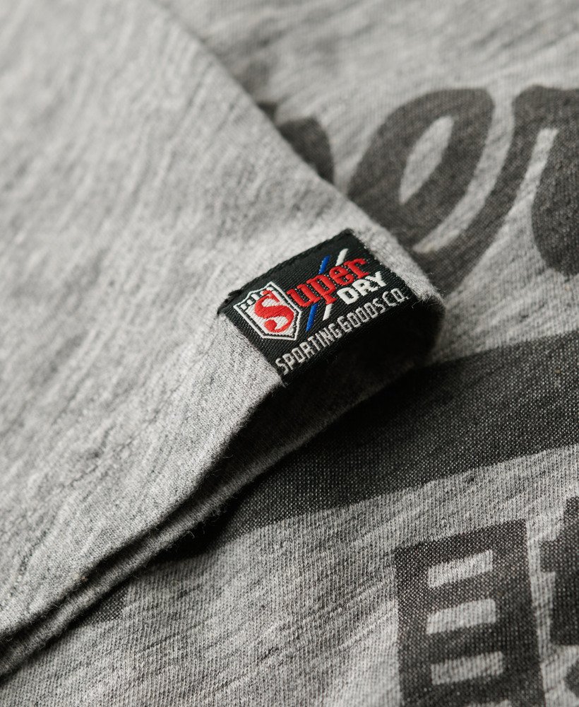 koszulka z logo vintage w kolorze athletic grey marl