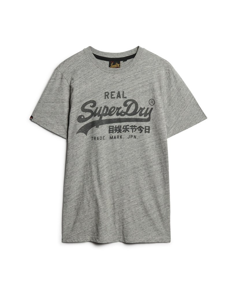 koszulka z logo vintage w kolorze athletic grey marl
