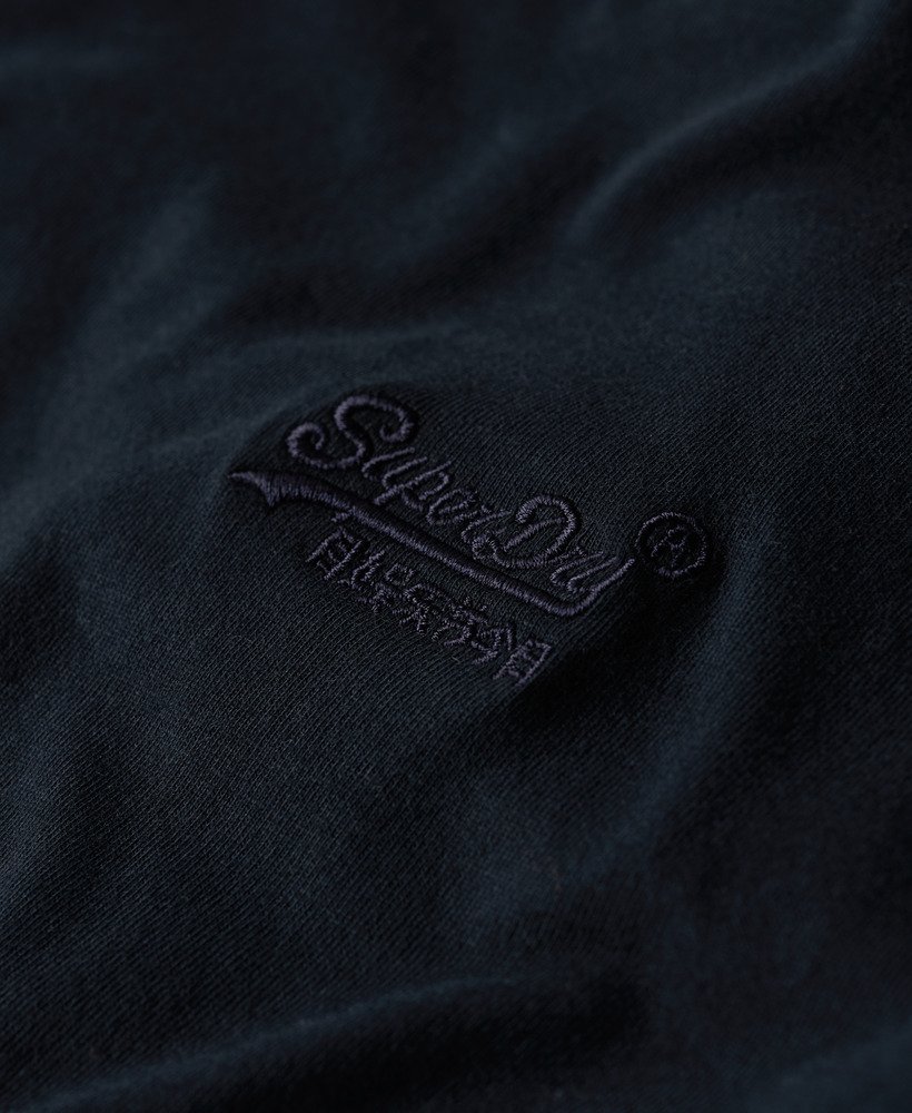 koszulka z organicznej bawełny essential z logo w kolorze eclipse navy