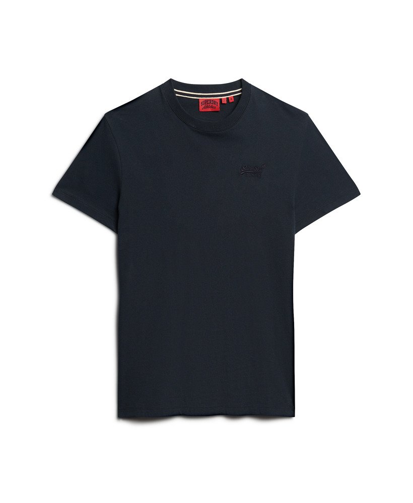 koszulka z organicznej bawełny essential z logo w kolorze eclipse navy